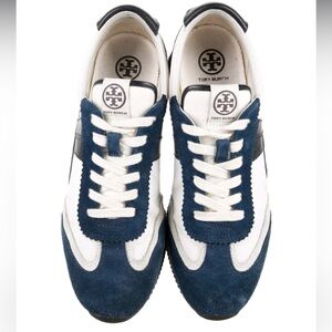 Tory Burch Hank Sneakers Navy Blue Size 9